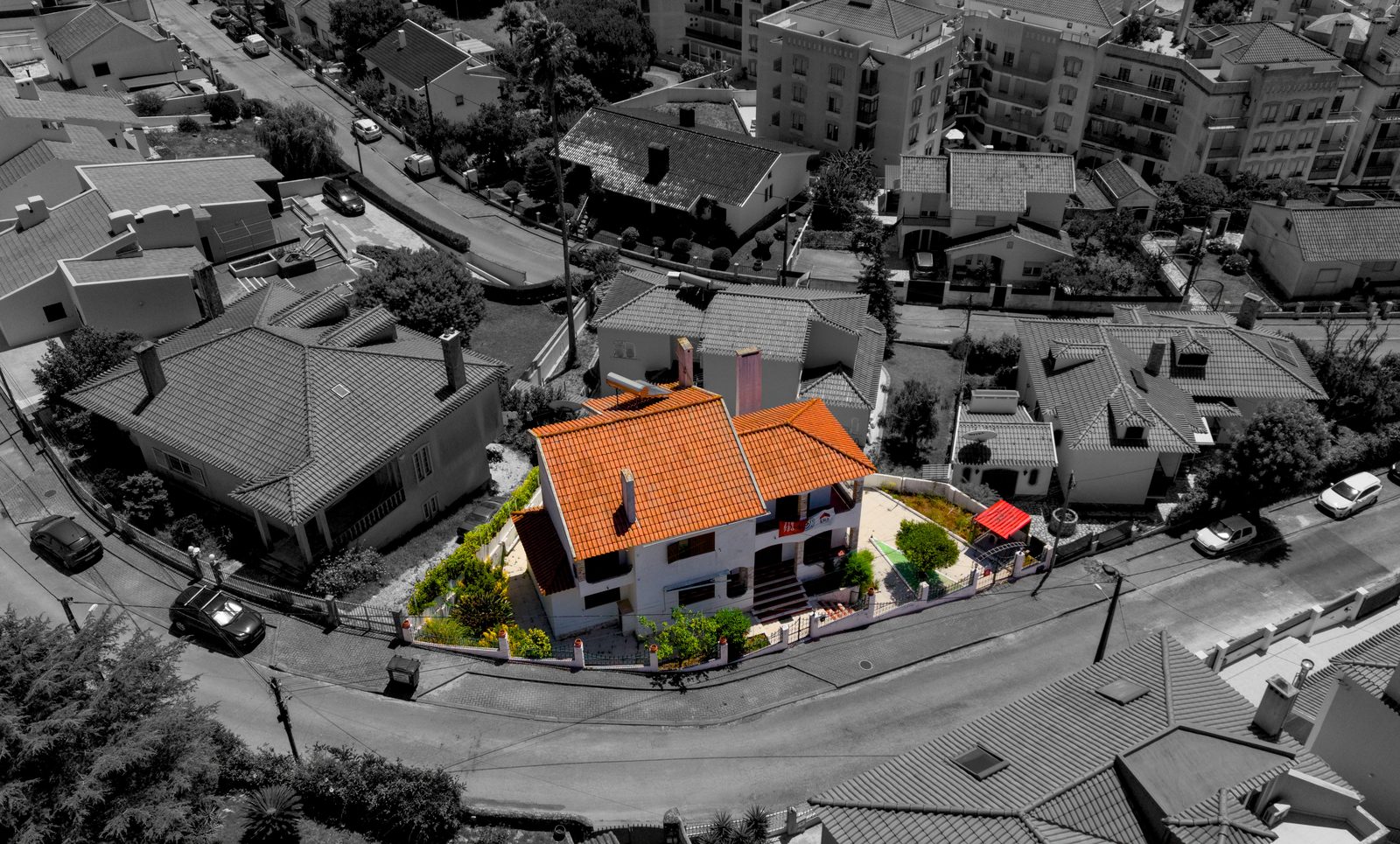 Enquadramento da moradia no bairro envolvente